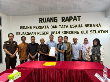 Beri Pelayanan Hukum Kejari OKU Selatan Sukses Mediasi Perkara Warisan