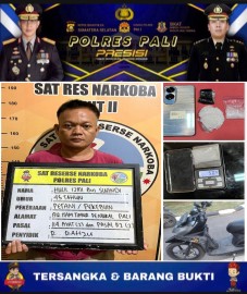 Jalan PT EPI Pali Jadi Lokasi Transaksi Sabu, Ini Dilakukan Satnarkoba