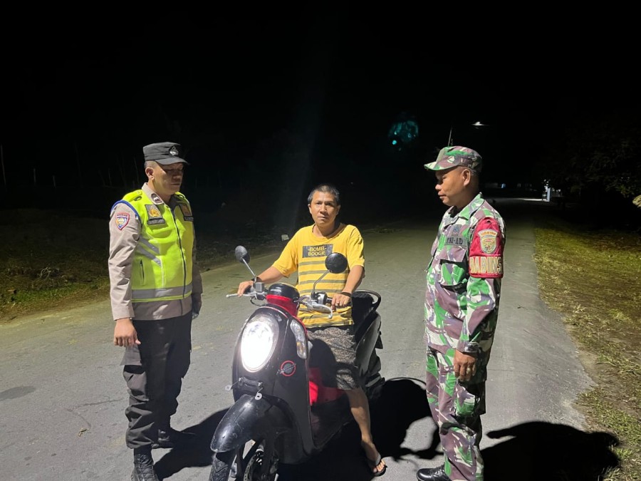 Polsek Penukal Utara Menggelar Razia Rutin KRYD