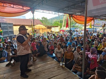 Ulu Malus Bersatu Kompak Coblos Nomor 1 ROIS Menang