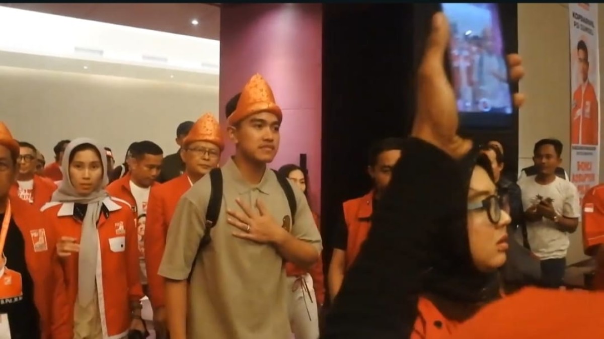 Hadiri Kopdarwil PSI Sumsel, Kaesang Optimis Prabowo-Gibran Menang Satu Putaran