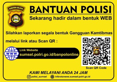 Bantuan Polisi Dalam Bentuk Website, Polres Pali Gencar Sosialisasikan