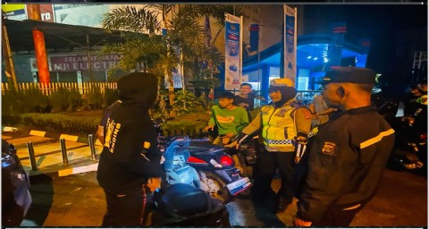 Ciptakan Situasi Pemilu Kondusif, Polres Prabumulih Gandeng TNI Lakukan Razia
