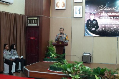 Pastikan Keamanan Jelang Pemilu 2024, Wakapolda Sumsel Cek Kesiapan Personel Polres OKUS