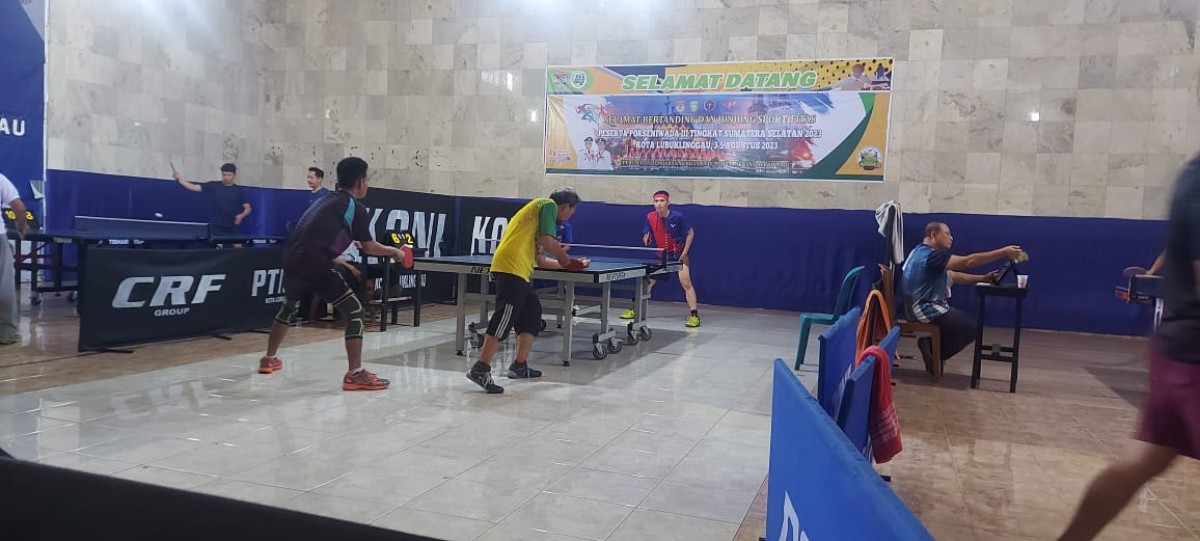 Turnamen Tenis Meja Bumi Silampari Berlangsung Seru, Ternyata Bukan Atlet Asal Putra Daerah Saja Namun Warga Keturunan Tionghoa Pun Ikut Bertanding