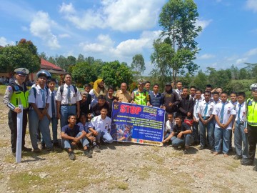 Satlantas Polres Pali Sosialisasikan Larangan Penggunaan Knalpot Brong ke Bengkel Hingga Pelajar