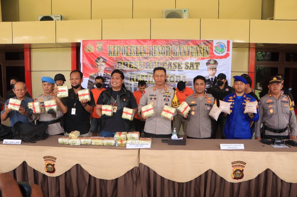Kapolres Ajak Wujudkan Banyuasin Sehat dan Terhindar Dari Narkoba