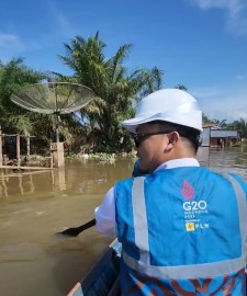 PLN Berhasil Pulihkan Kelistrikan 100% Dampak Cuaca Ekstrim di Sumatera Selatan