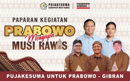 Capres 02,Prabowo Akan Hadiri Kampanye Akbar Di Musirawas