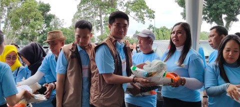 Repnas Sumsel Bagi Paket Sembako