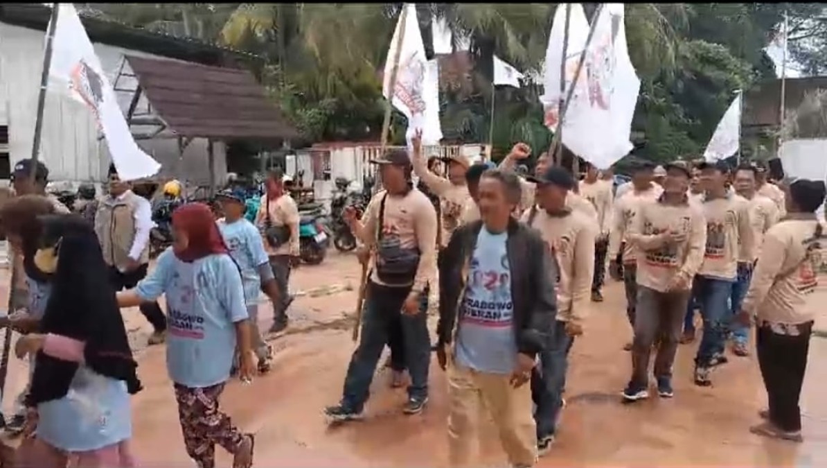Dukung Kemenangan Pilpres 2024 Prabowo-Gibran, Papera dan Tani Merdeka Laksanakan Longmarch
