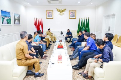 Pj Bupati Muba Lepas 60 Kontingen PWI Muba Hadir HPN di DKI Jakarta