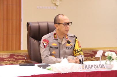 Pastikan Kondusifitas Wilayah, Kapolda Sumsel Irjen Rachmad Wibowo Pimpin Apel Virtual Pamen Jajaran