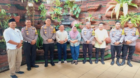 Saat Kunjungan Kapolres, Cawawako Imam Senen Komitmen Jaga Pilkada Lubuklinggau Tetap Kondusif