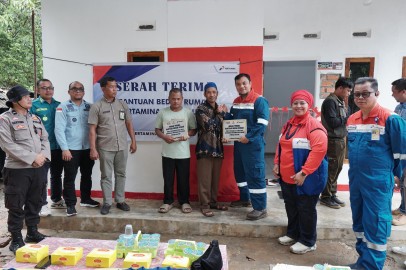 Peduli Sesama, PT Pertamina EP Limau Field Realisasikan Program Bedah Rumah