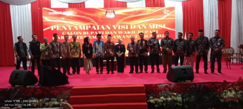 KPU Empat Lawang Sukses Gelar Penyampaian Visi dan Misi Kedua, Pasangan Calon Bupati