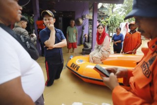 Mas Bupati Arifin Pimpin Langsung Penanganan Banjir di Daerahnya