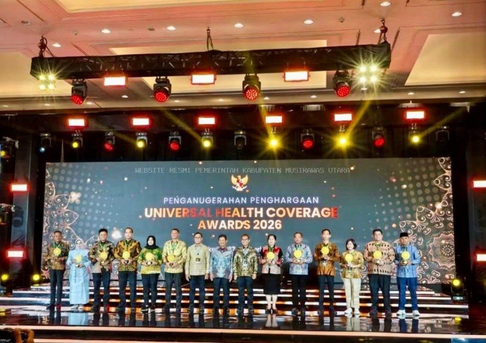 Kabupaten Musi Rawas Utara Raih Penghargaan UHC Awards 2026 Kategori Madya